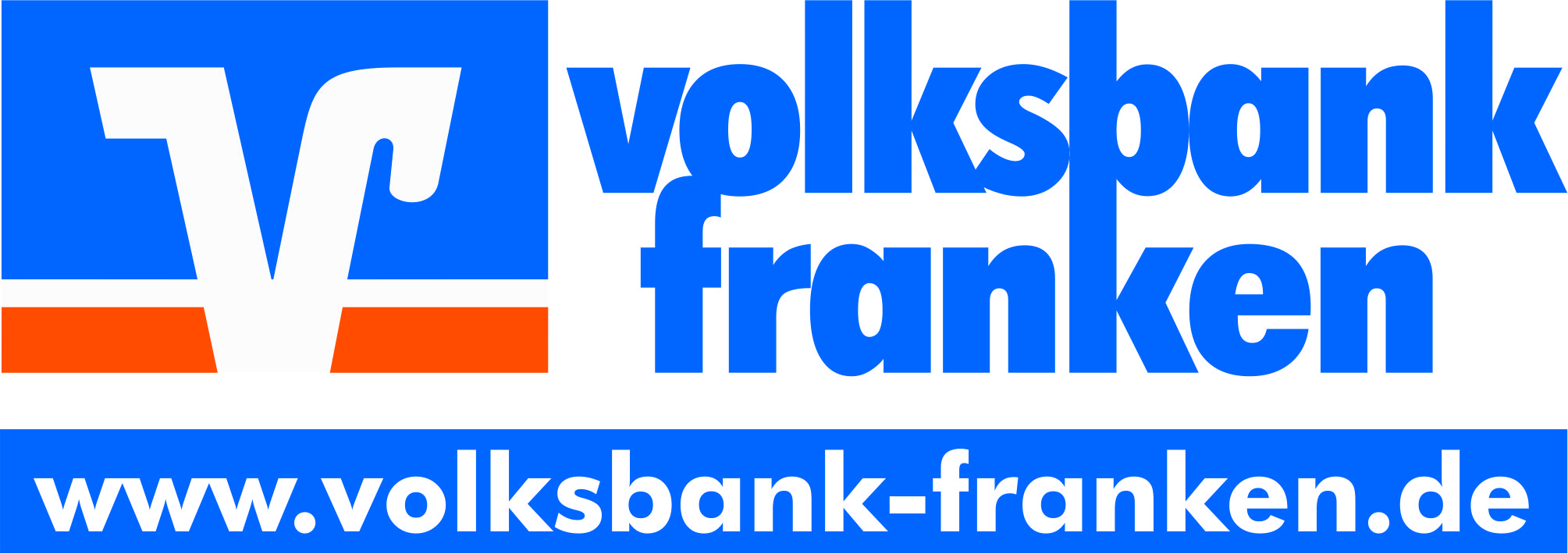 Logo Volksbank Franken Kunstrasen Buchen E V