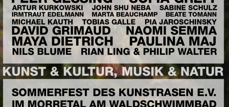 Kunstrasen Open Air 2016 KUNST-bericht