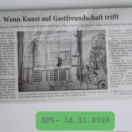 Vernissage: 17.11.2025 – Hotel Prinz Carl – 20:00 Uhr