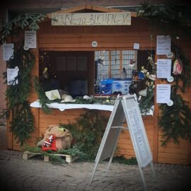 Wir freuen uns auf euch! Bis am Sonntag sind wir auf dem Buchener Weihnachtsmarkt anzutreffen.